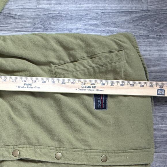 Troll Co Sherpa-Lined Hooded Canvas Jacket Olive/Black 3XL Blue-Collar Workwear - Picture 8 of 9